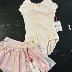 Leotard And Mesh Skirt Size Small Set