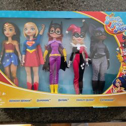 DC Super Hero Girls 5-Pack Action Doll Set