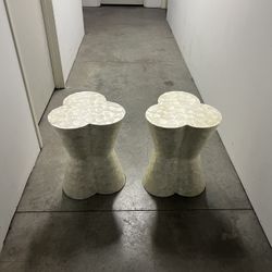 Shell Side Tables (2)