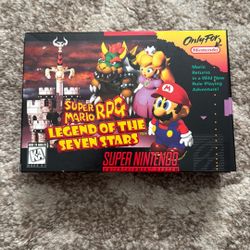 Super Mario Rpg For Super Nintendo In Box