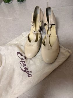 Ivory Capezio Heels Dance Shoes