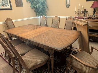 Dining room table and chairs