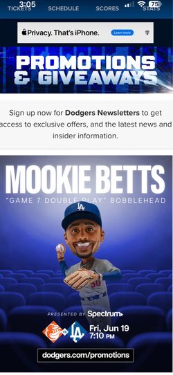 Mookie Betts Bobblehead