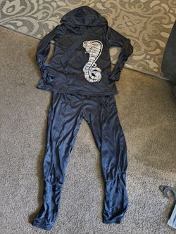 Boys Ninja Snake Halloween Outfit Size Large 12/14