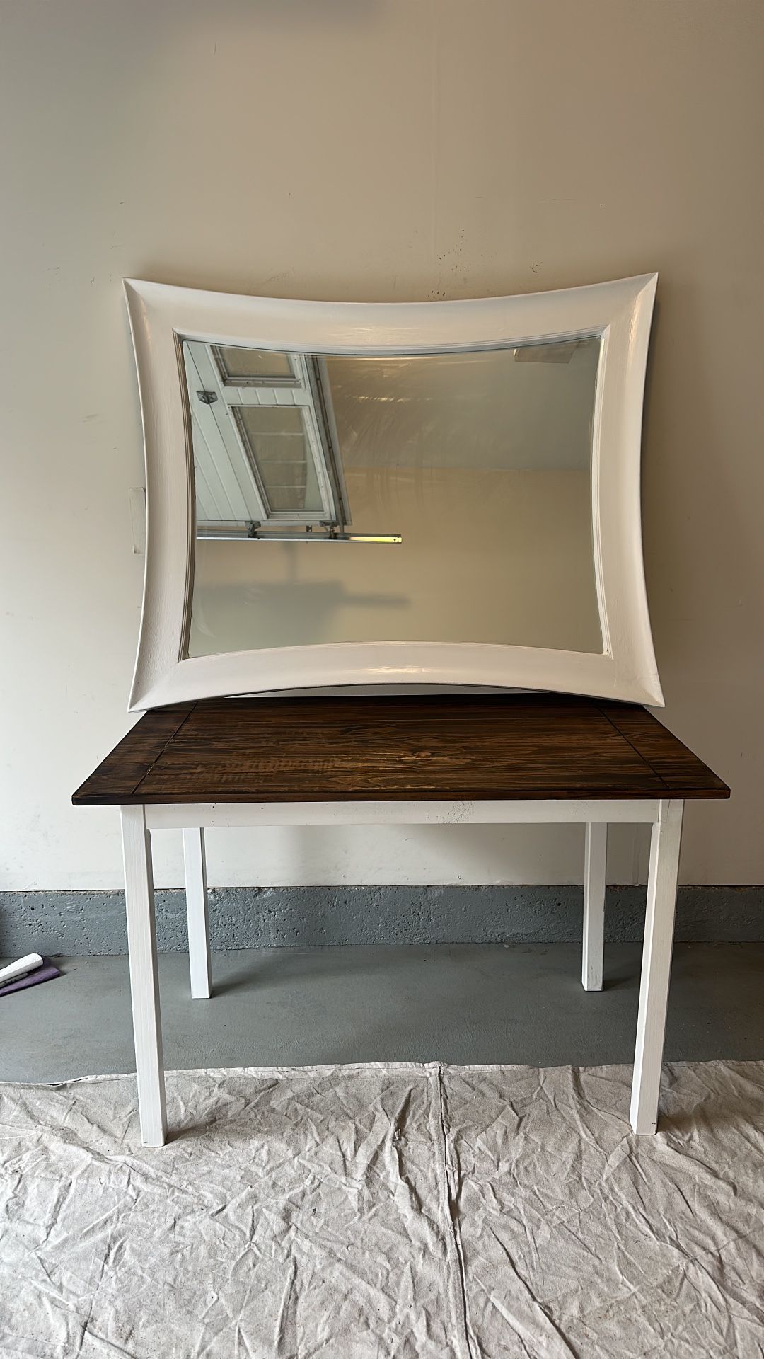 Dining Set Table Plus Mirror