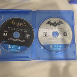 Batman PS4 Games - Return to Arkham & Arkham Knight - $17 For Both
