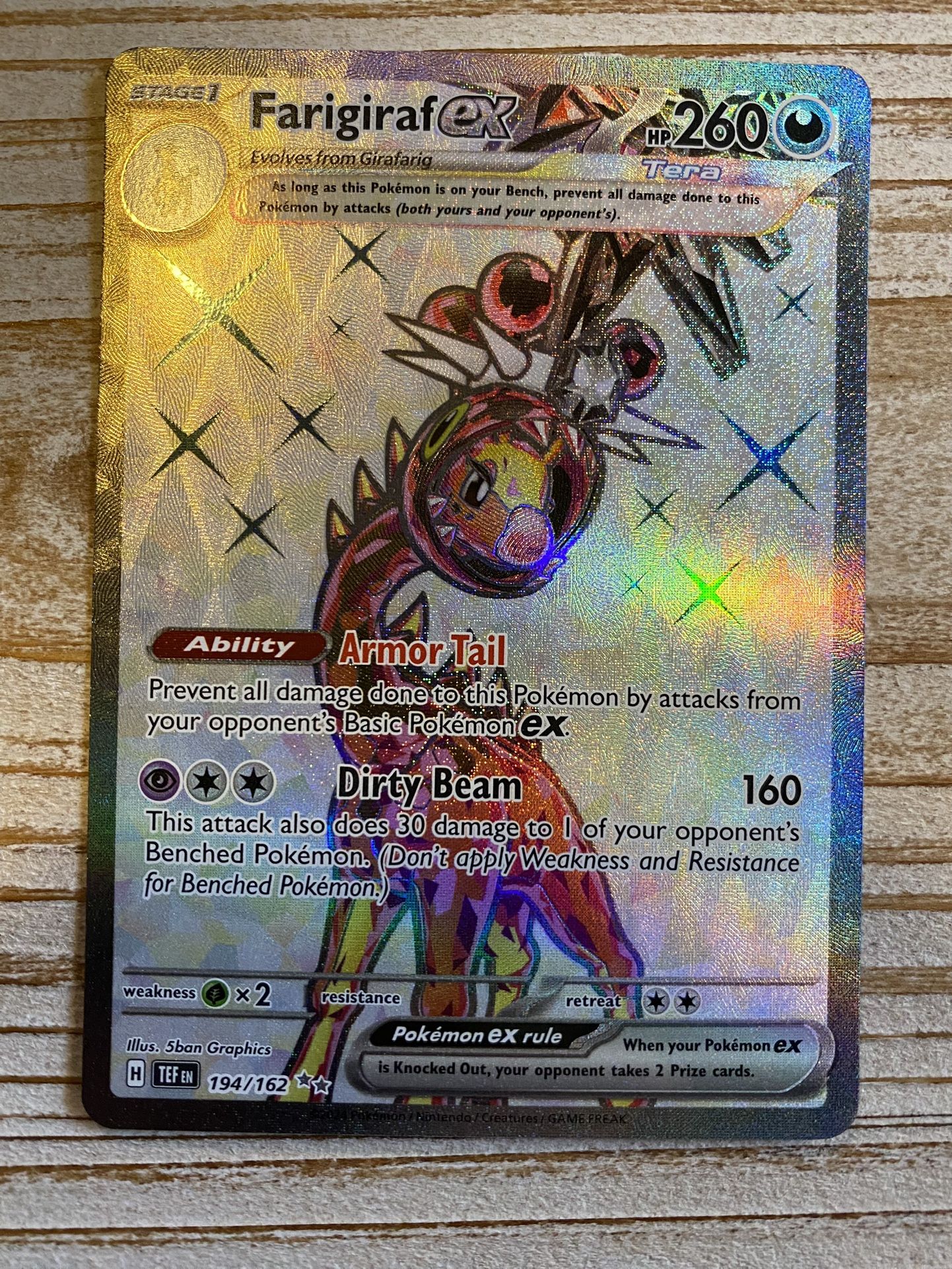 Pokémon Farigraf Ex 194/162