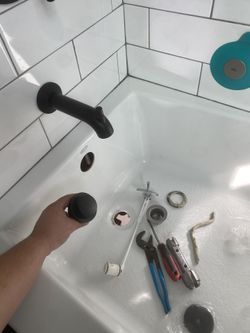 Waste And Overflow Tub
