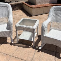 Martha Stewart Wicker Rocking Chair Set – Great Condition