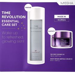 Brand New Missha Korean Time Revolution Essential Care Set for $20 