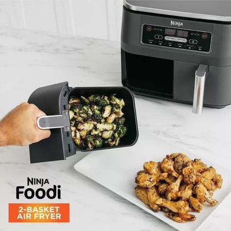 Ninja Foodi 8qt Original Dualzone Basket Air Fryer with