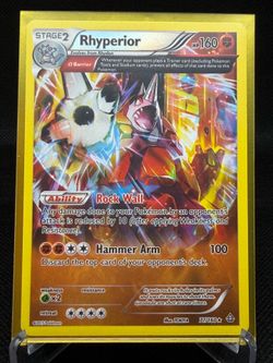 Rhyperior (Omega) - XY - Primal Clash reverse holo