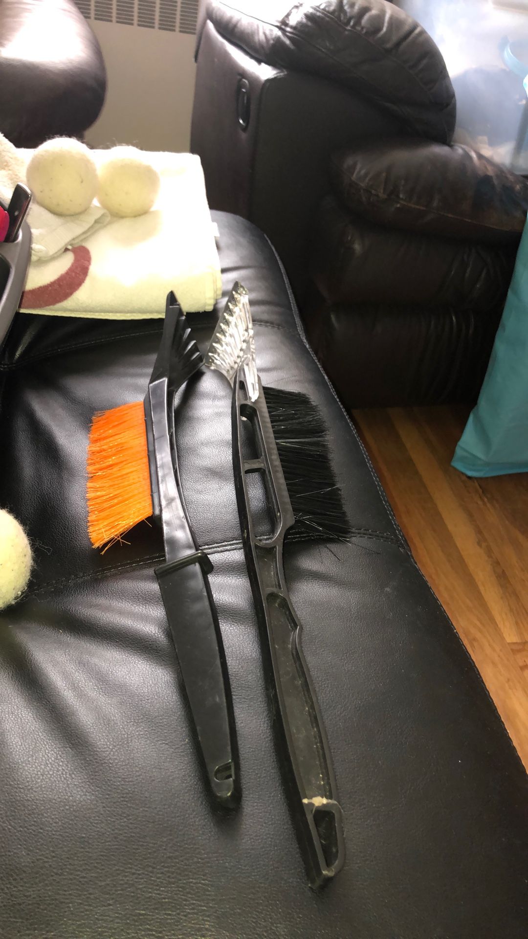 Two Snow brushes With Ice Scrapers. $3 Ea Two For $5