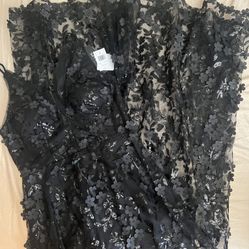 Xscape Black Long Dress (6)