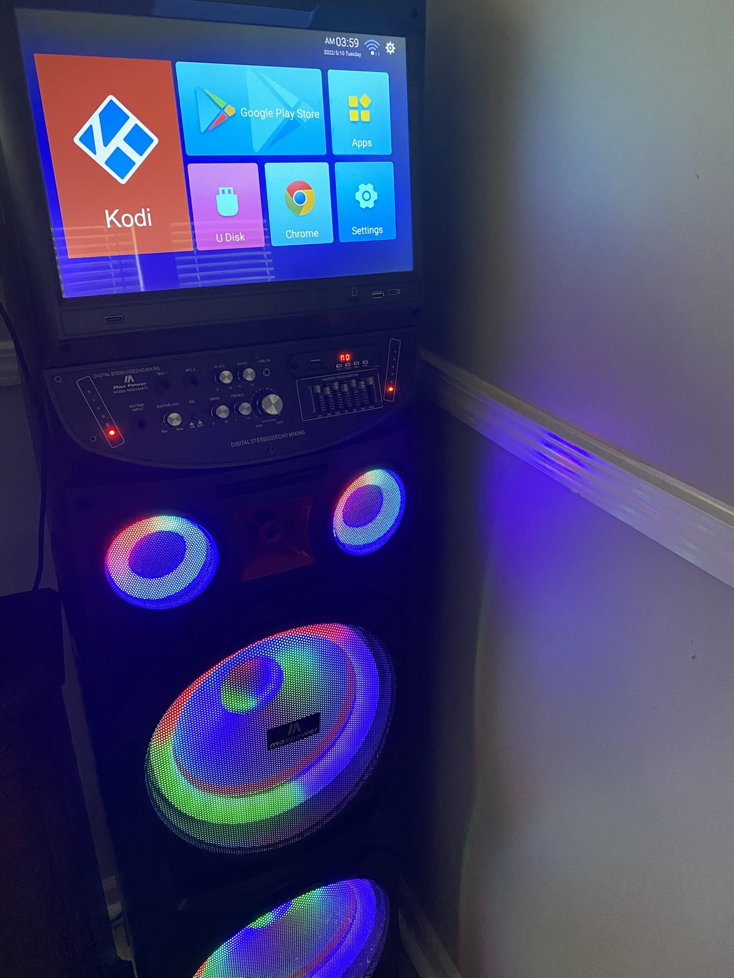 Bluetooth android interface speaker