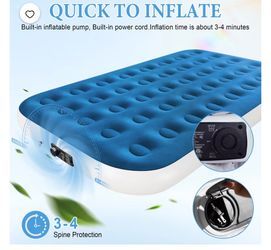 NEW in box Full Air Mattress with Built in Pump,3 Mins Self-Inflation/Deflation price on firm