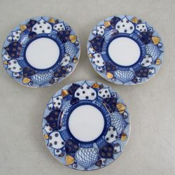 Russian Lomonosov Porcelain Church Domes Dessert/ Salad Plates 7 1/4"


