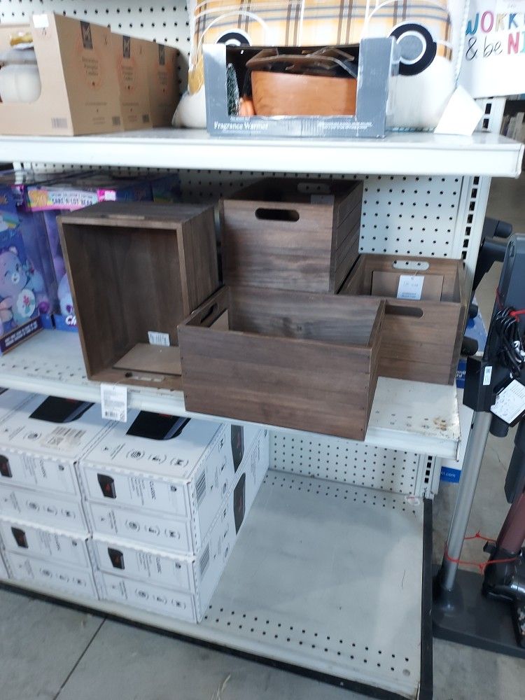 Chalkboard Wood Crate