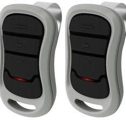 2 pc Universal Garage Door 3-Button Remote Opener