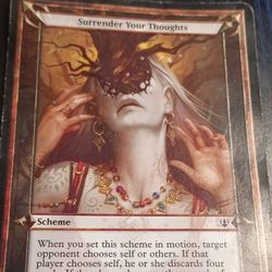 Magic The Gathering | "Surrender Your Thoughts" Large Card