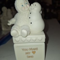 Department 56 Snowbabies You Make My Heart Sing With Jewelry Storage Box Underneath (2 availble, $10 ea) A57F057