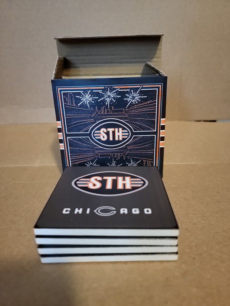 Chicago Bears STH Ceramic Coasters