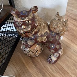 Japanese Guard Dog Statue