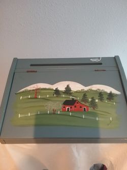 Hand painted desk top