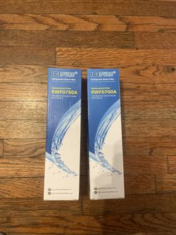 LOT 2 ICE PURE Refrigerator Water Filter RWF1200A Replacement Filter NEW, Sealed