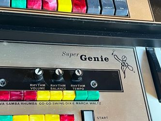 Lowrey Super Genie 88-Key Electric Organ w/ Bench