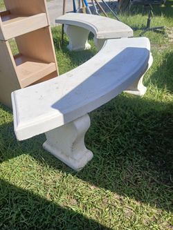 3 concrete bench for sale