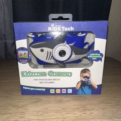 Digital Camera Vivitar Kidzcam for Kids with Video Games & Shark Brand New