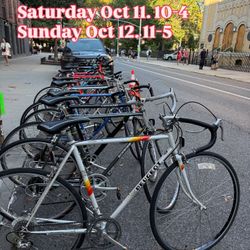 Weekend bike sale SATURDAY OCT 11.  10am-5pm 