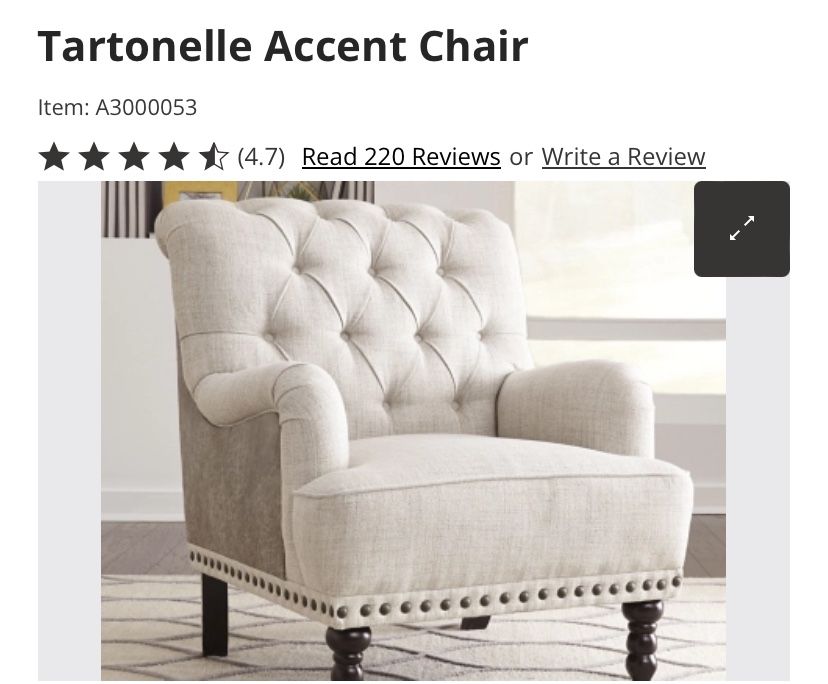 Tartonelle accent online chair