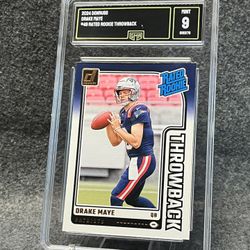 🏈 2024 Donruss Drake Maye Rookie Throwback! 🏈