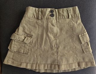 Girls Cargo Skort and Black Shorts Bundle