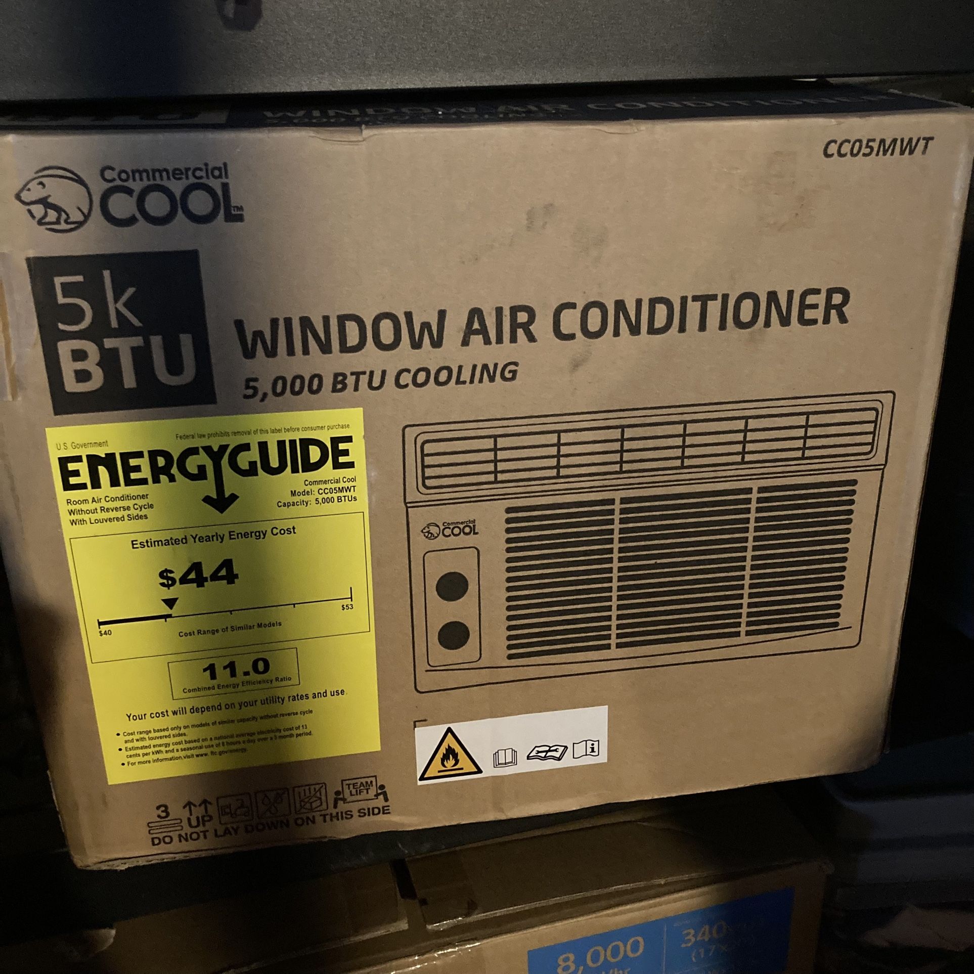 New Window Unit AC - Climate Cool 5k BTU CC05MWT - New In Box