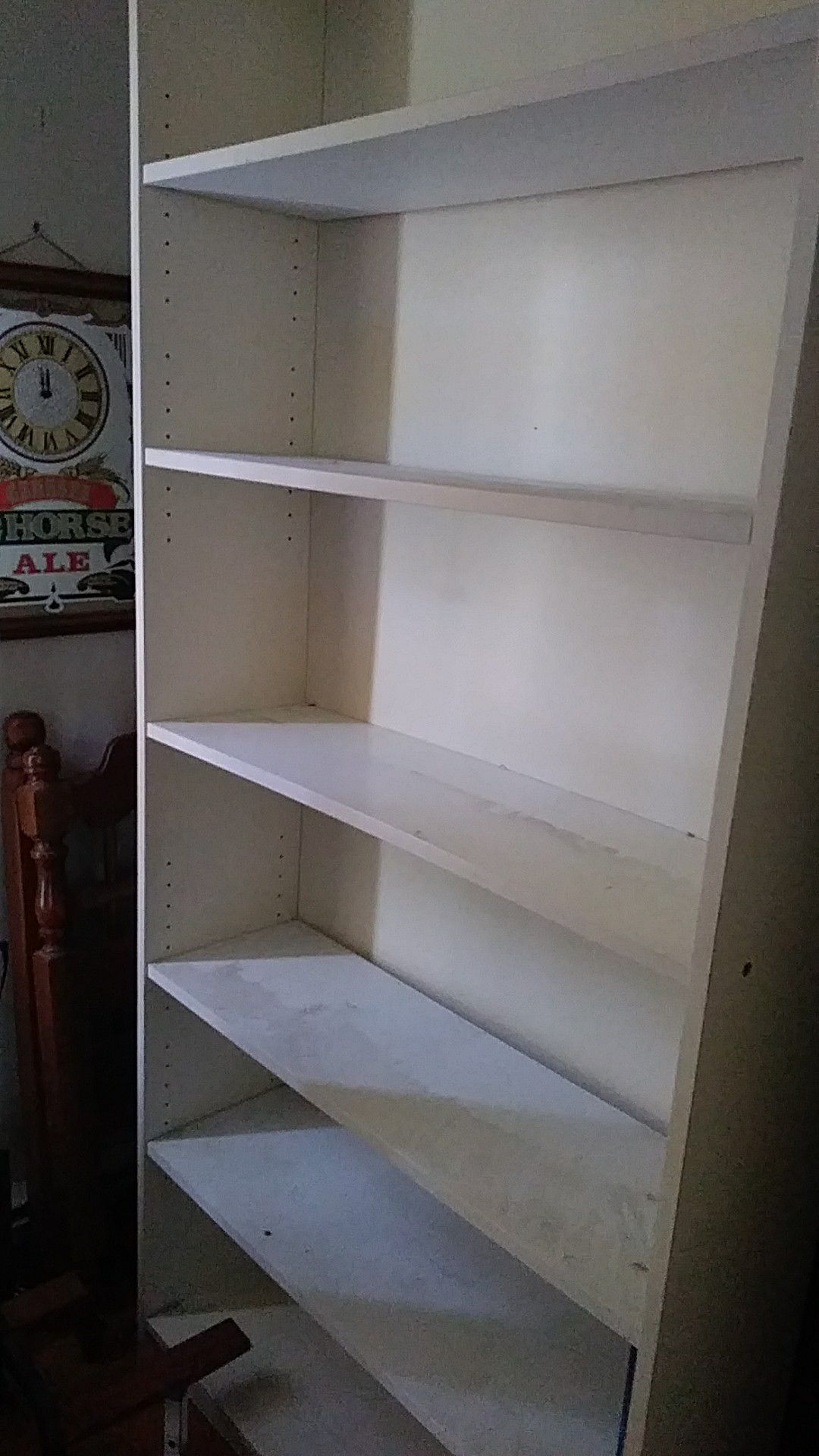2 Bookcases good shape will accept offers.
