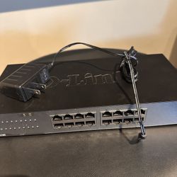 D-Link DGS-1016C 16-Port Gigabit Unmanaged Switch – Excellent Working Condition