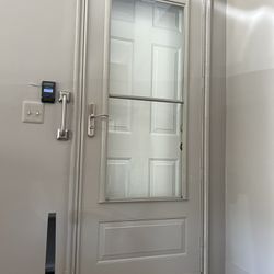 Anderson Retractable Aluminum Storm Door, 32 X 80, Like New