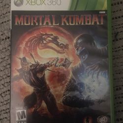 Lnew Xbox 360 Mortal Kombat game with paperwork only 25$