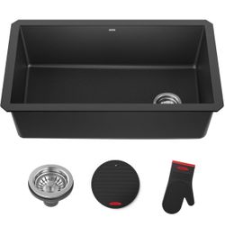 Kraus KGD-55 Forteza 31" Undermount Single Basin Quartz Composite NEW