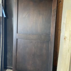 Pair Of 39/80 Barn Doors (2) Mahogany 72/80