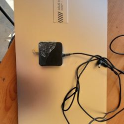 Laptop With Charger And Bag