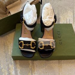 New-Gucci Hosbit Heel Sandals EU 35.5