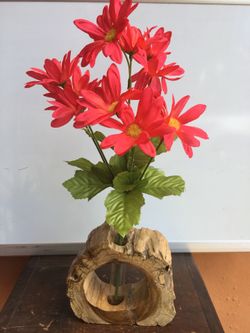 Wood Vase From Thailand