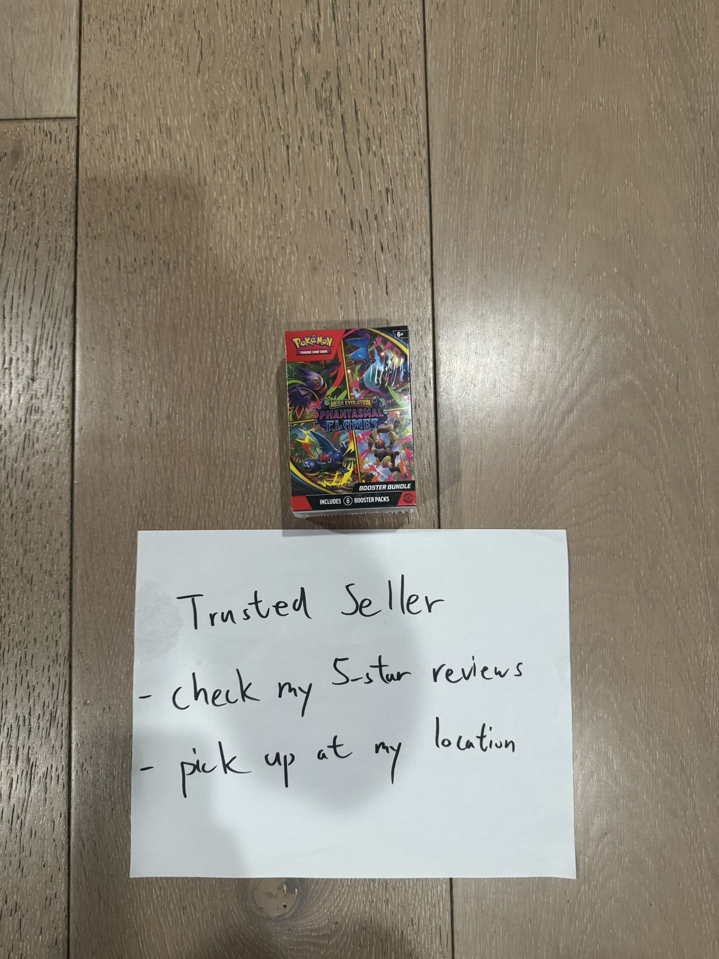 Pokémon Phantasmal Flames Booster Bundle – Factory Sealed – In Hand