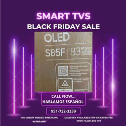 SAMSUNG 83-Inch Class OLED 4K S85F Series HDR Smart TV w/Dolby Atmos, Object Tracking Sound Lite, Laser Slim Design, Motion Xcelerator, Real Depth Enh