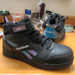 Reebok's Work EH Comp Toe Black/Shiny Size 9 Wide