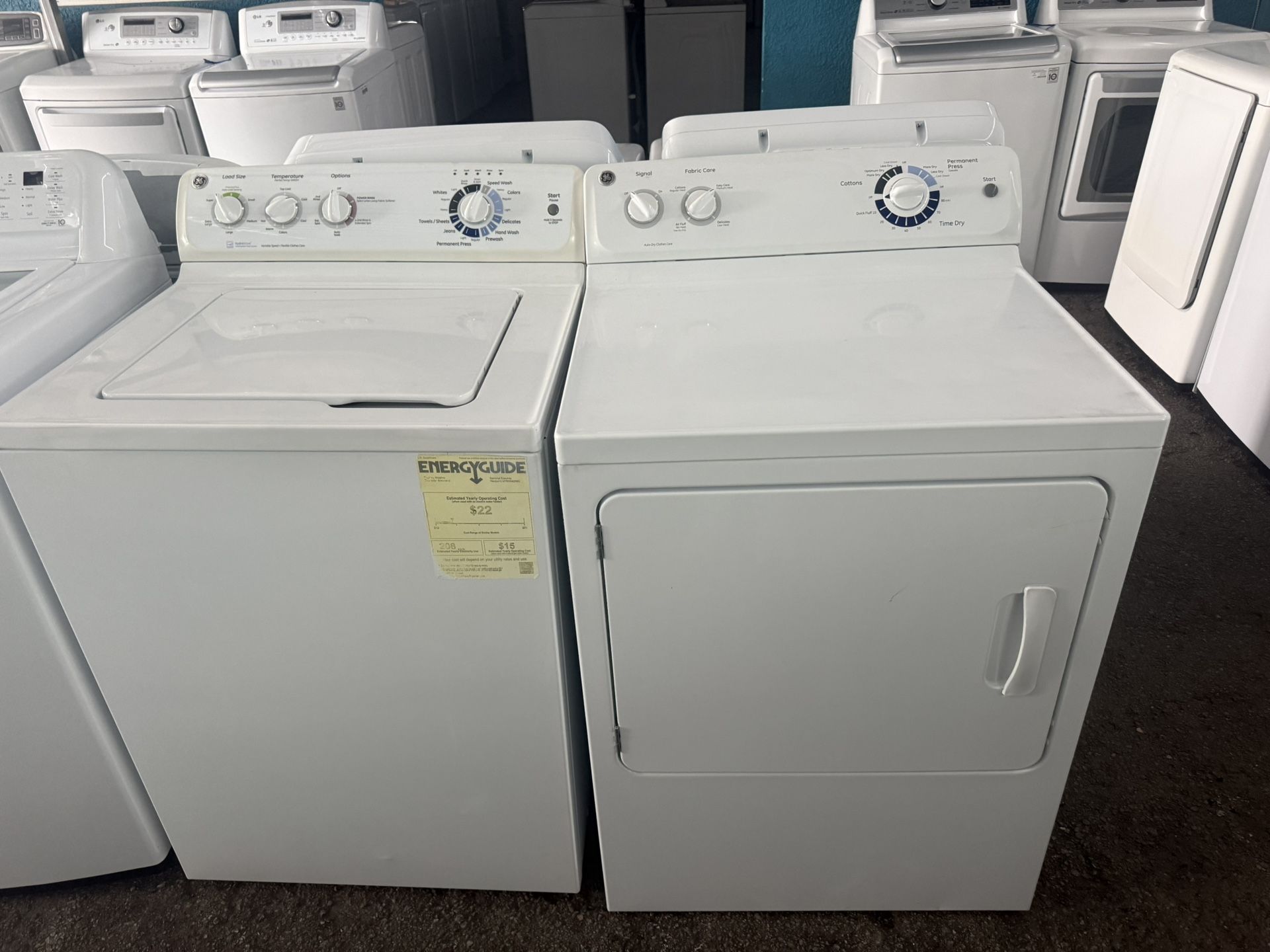 Ge Washer And Dryer Set